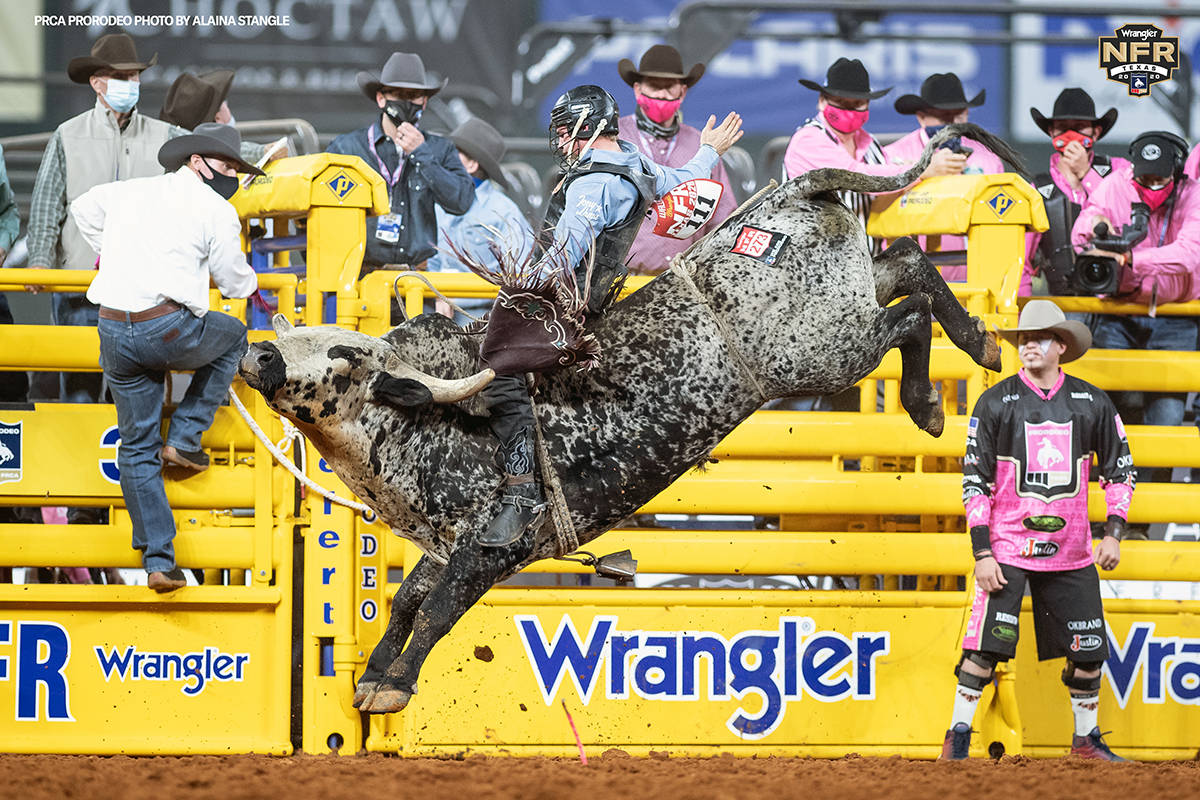 Ty Wallace performs during the fifth go-round of the National Finals Rodeo in Arlington, Texas ...