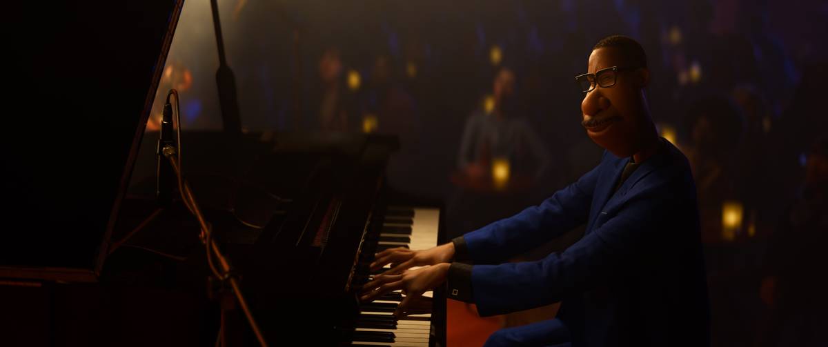 Jamie Foxx voices band teacher Joe Gardner in "Soul." (Disney/Pixar)