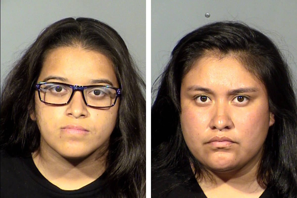 Esmeralda Martinez, left, and Blanca Perez (Las Vegas Metropolitan Police Department)