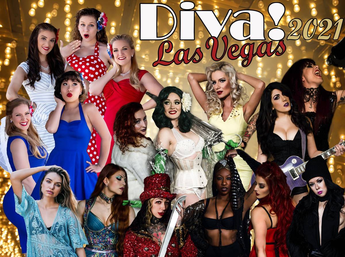 The cover of the Diva! Las Vegas 2021 calendar. (Bridget Reilly)
