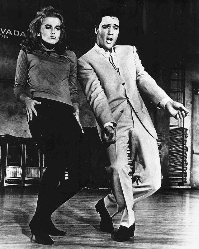 Ann-Margret and Elvis Presley step out in the 1964 movie "Viva Las Vegas." (AP Photo)