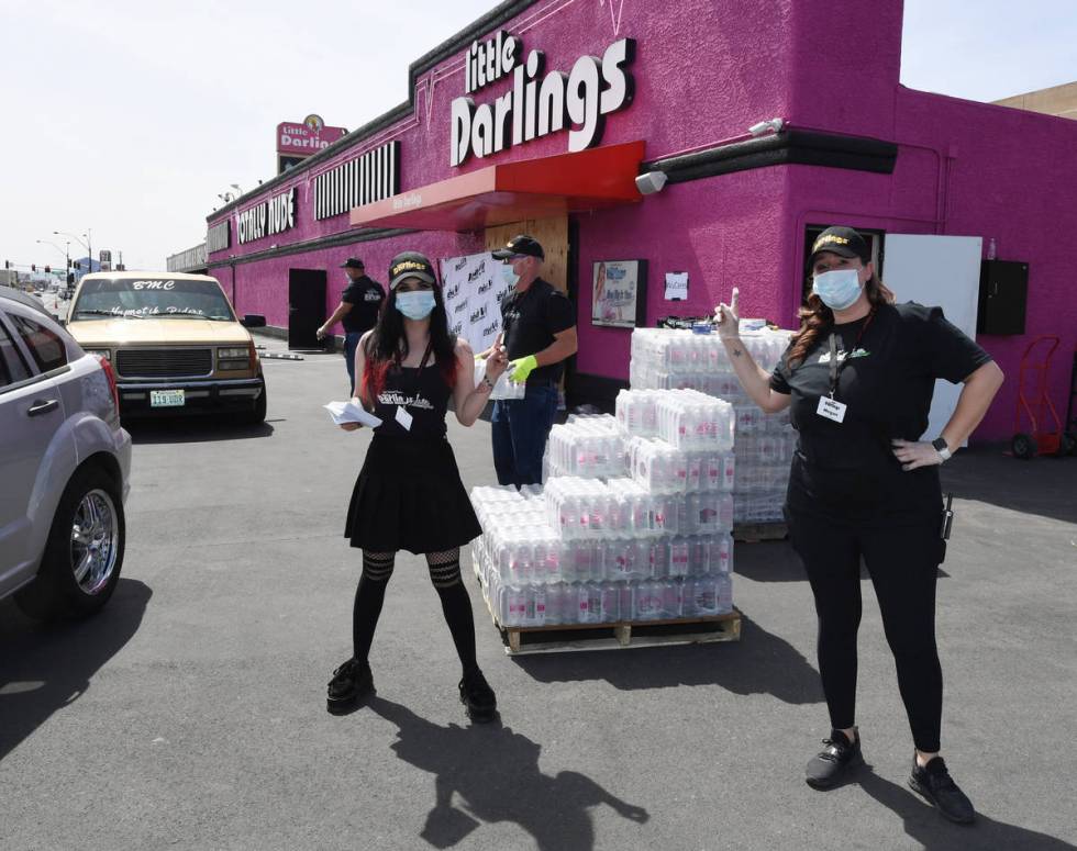Littles Darlings gives away free cases of bottled water when it was in short supply at grocery ...