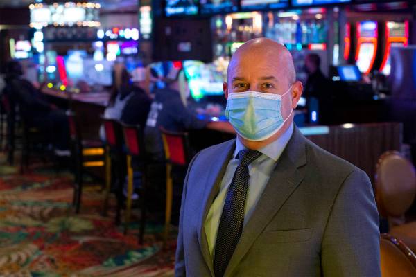 El Cortez general manager Adam Weisberg at the historic hotel and casino in downtown Las Vegas. ...