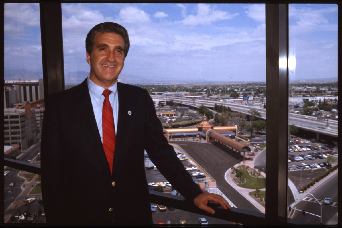 Portrait of Las Vegas mayoral candidate Ron Lurie in 1987. (Las Vegas Review-Journal file photo)