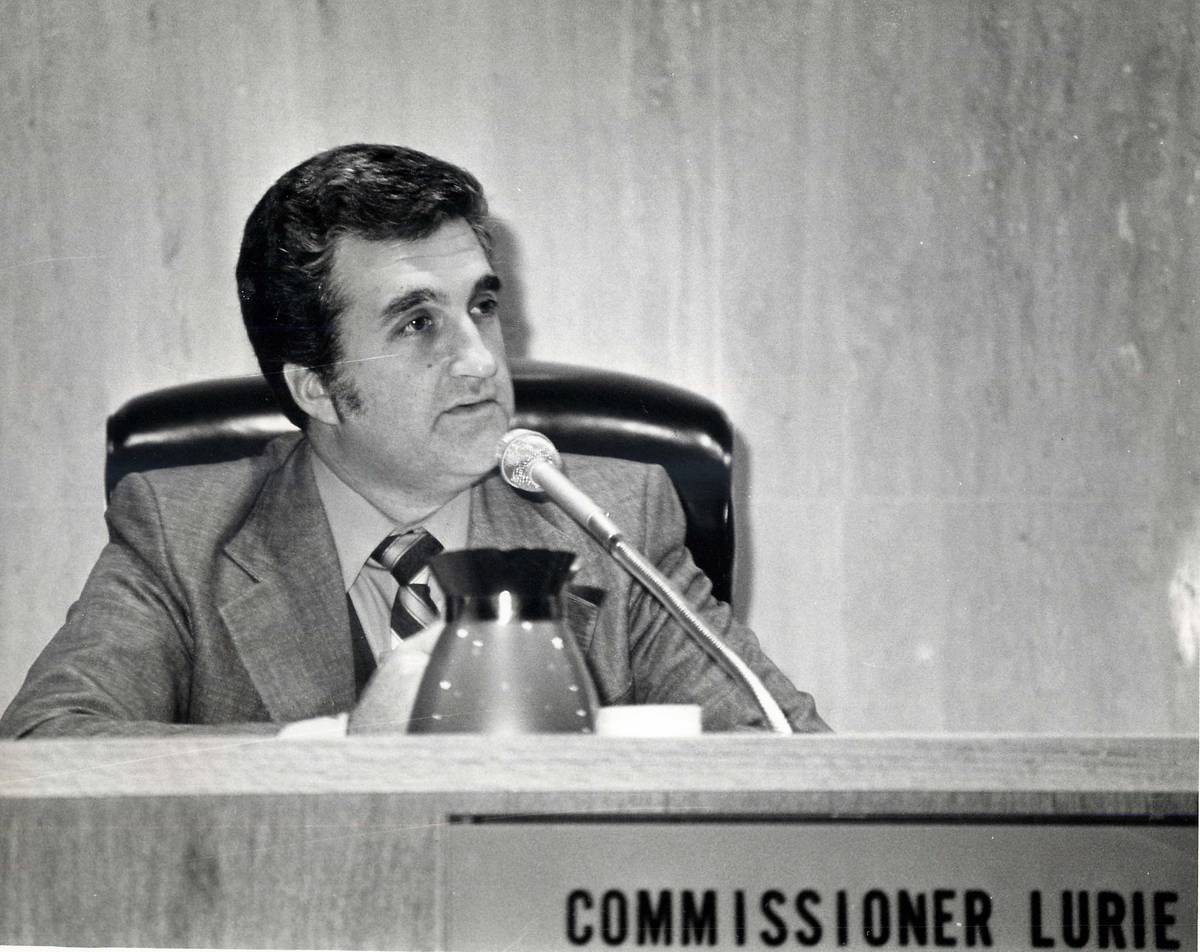 Ronald P. Lurie, seen in this photo from June 1981, is a former mayor and city councilman of La ...
