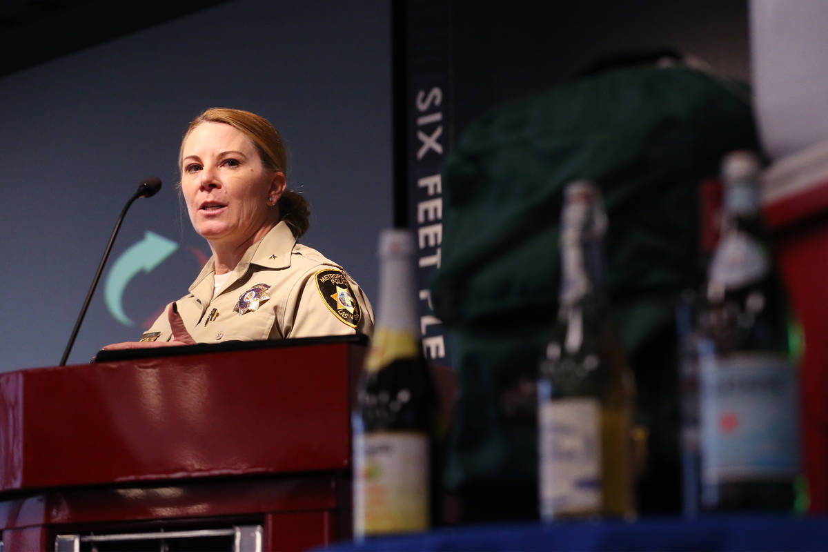 Metropolitan Police Department Deputy Chief Kelly McMahill speaks during a press conference to ...