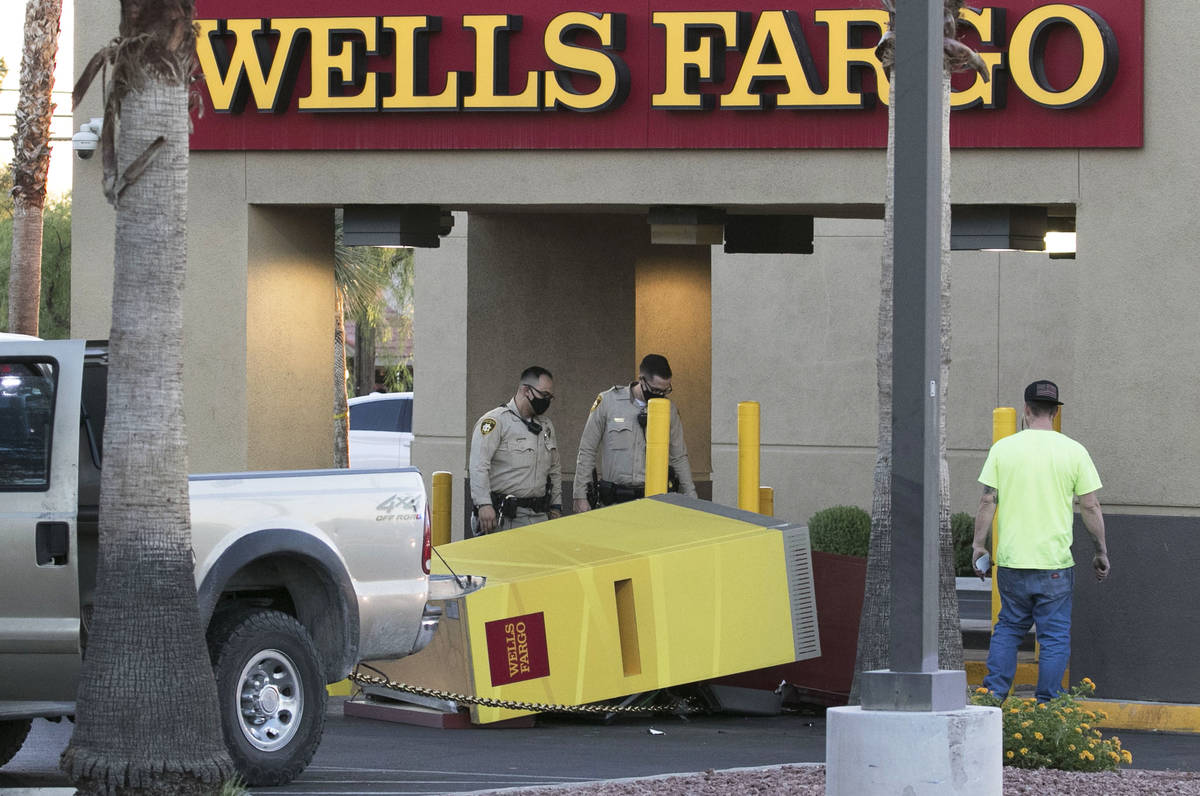 The Metropolitan Police Department is investigating an apparent failed attempt to drag an ATM m ...