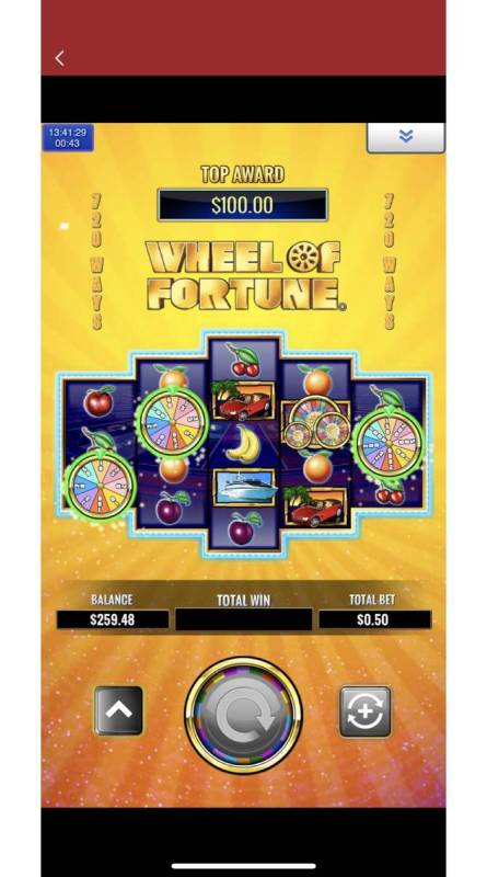 A still of Hollywoodcasino.com's Wheel of Fortune online game. (Penn National Gaming)