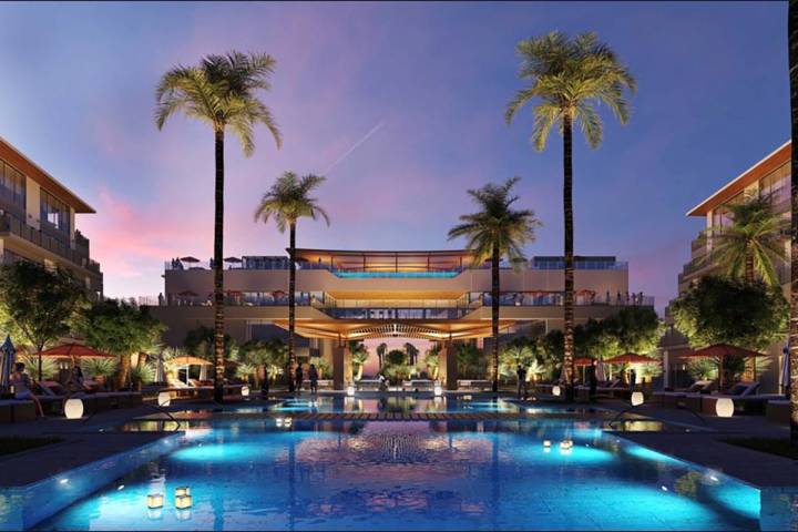 Evora, a rendering of which is seen here, is a 42-acre project in Las Vegas that is slated to f ...