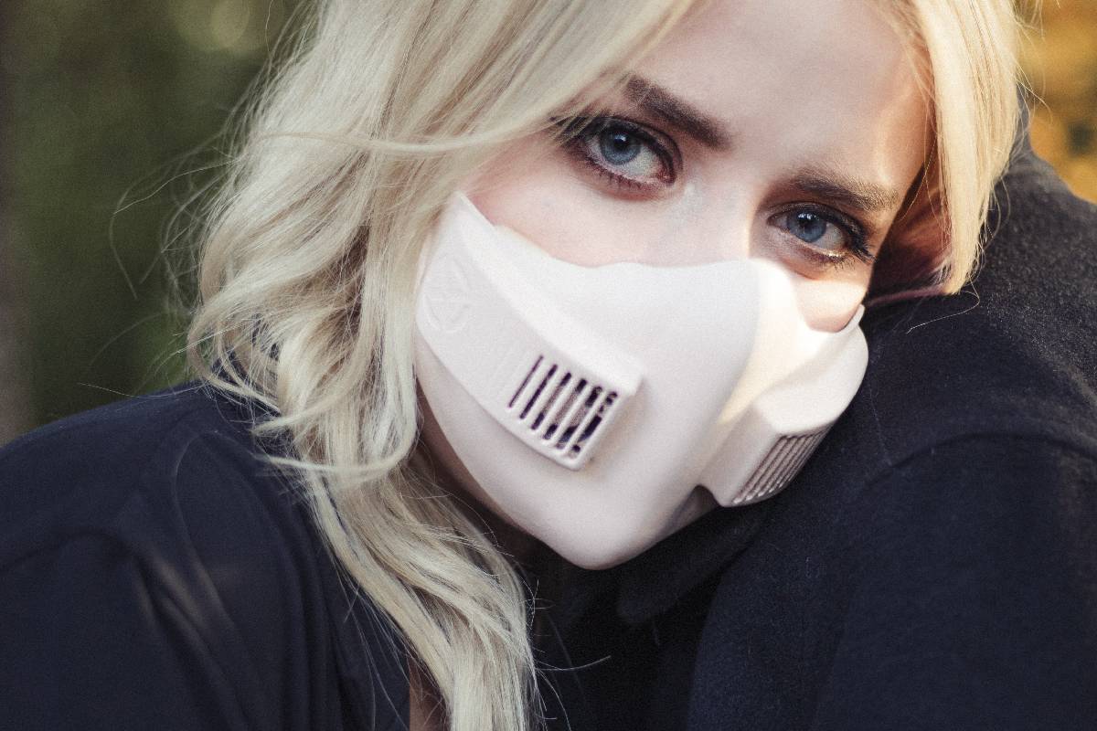 The xHale mask is meant to suit people with breathing conditions, and includes two fans: one fo ...