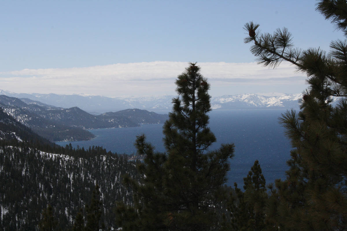 The view of Lake Tahoe from Nevada's Diamond Peak Resort. (Deborah Wall/Las Vegas Review-Journal)