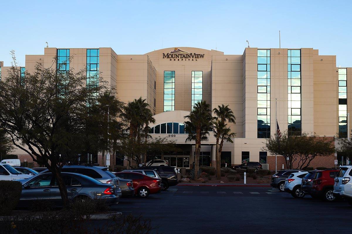 MountainView Hospital in Las Vegas, Monday, Dec. 7, 2020. (Rachel Aston/Las Vegas Review-Journa ...