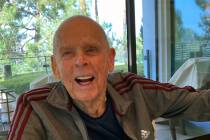 Charles Heers is shown at his 94th birthday party in April 2020. Heers, a pioneering builder in ...