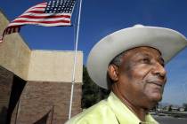 Senator Joe Neal is pictured outside the Elks Lodge at 600 W. Owens on Wednesday, March 24, 200 ...