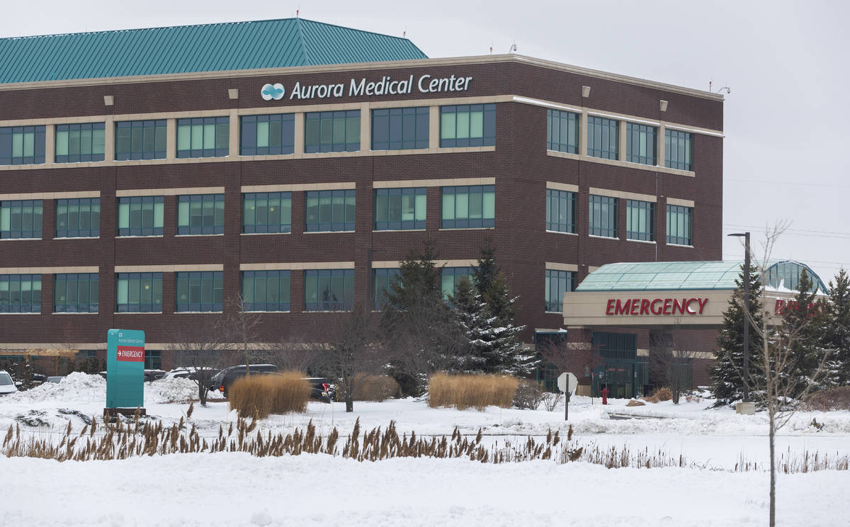 This Thursday, Dec. 31, 2020 photo shows the Aurora Medical Center in Grafton, Wis. A pharmacis ...