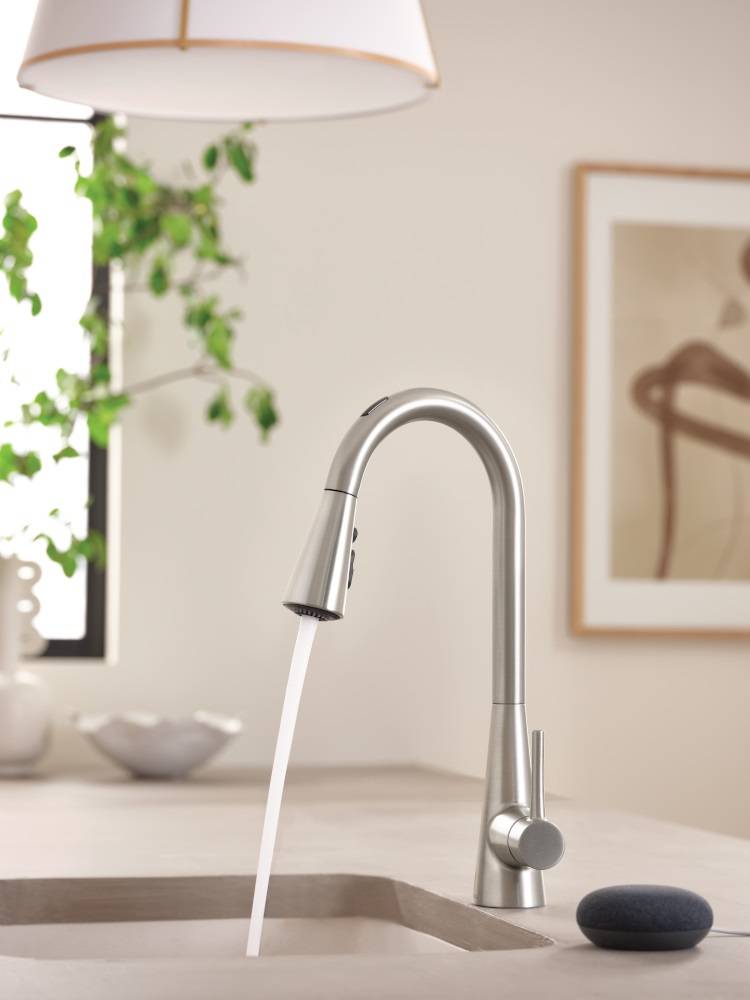 U by Moen Smart Faucet can be voice-activated and also can deliver exact amounts of water, amon ...