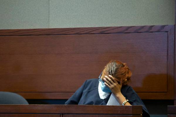 Jasmin Vargas appears in court for a hearing at the Regional Justice Center on Tuesday, Jan. 5, ...