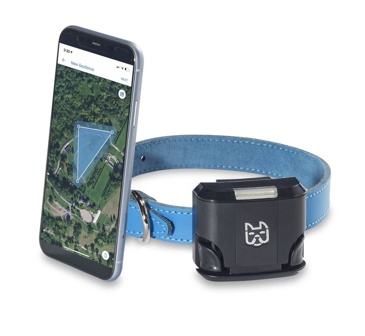 The Wagz Freedom Smart Dog Collar allows you to set boundaries with an app. (Wagz)