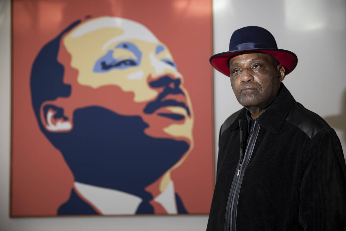 Wendell Williams, founder of the Dr. Martin Luther King Jr. Day Parade, poses for a portrait at ...