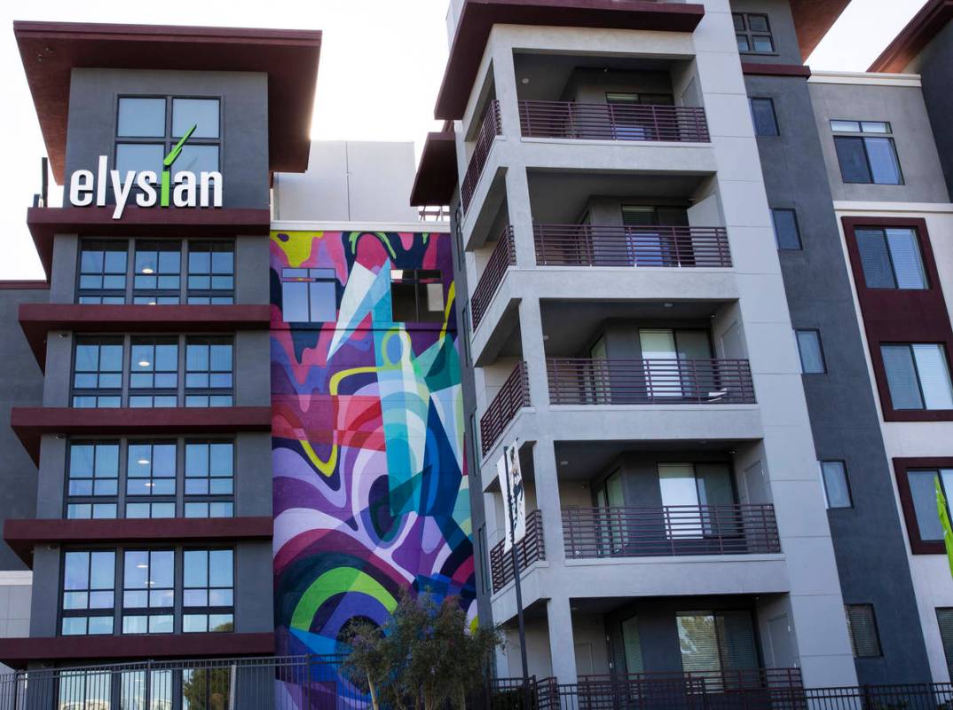 Elysian at Hughes Center, an apartment complex inside the Hughes Center office park, at 3776 Ho ...