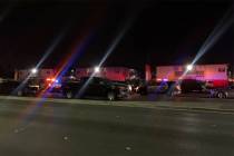 Las Vegas police are investigating a homicide Monday, Jan. 18, 2021, in the eastern Las Vegas V ...