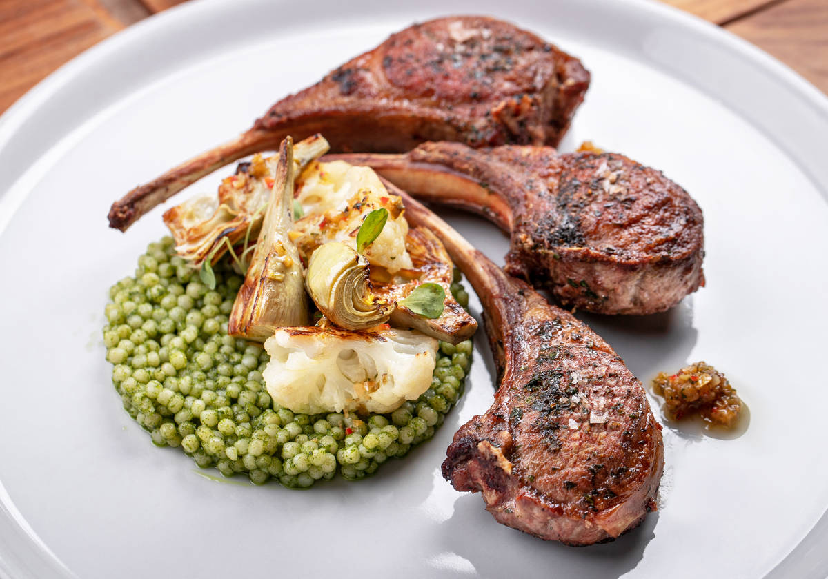 Lamb chops, above, steaks and chops will be on the menu at the new BRERA Osteria. (The Venetian ...