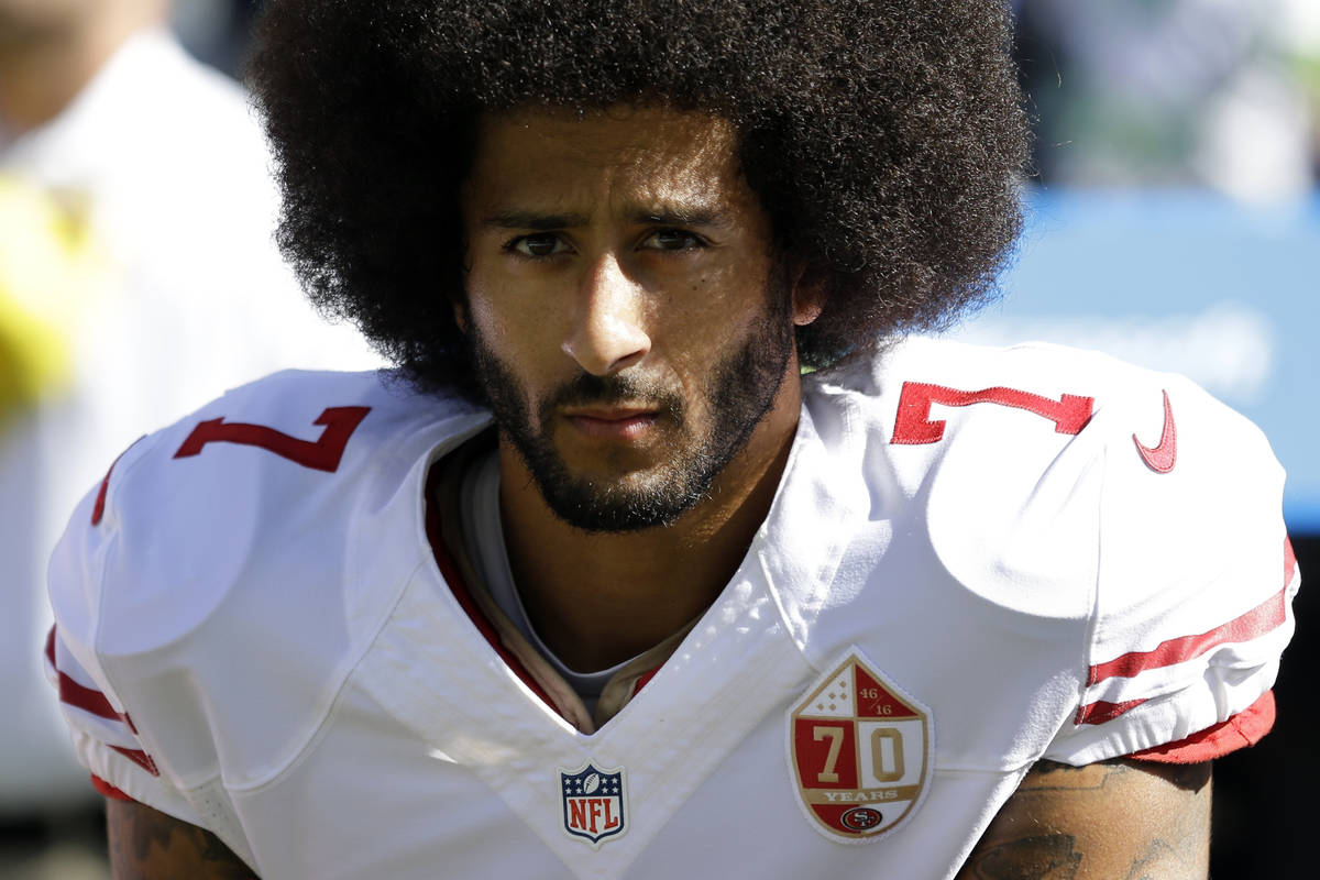 Colin Kaepernick. (AP Photo/Ted S. Warren, File)