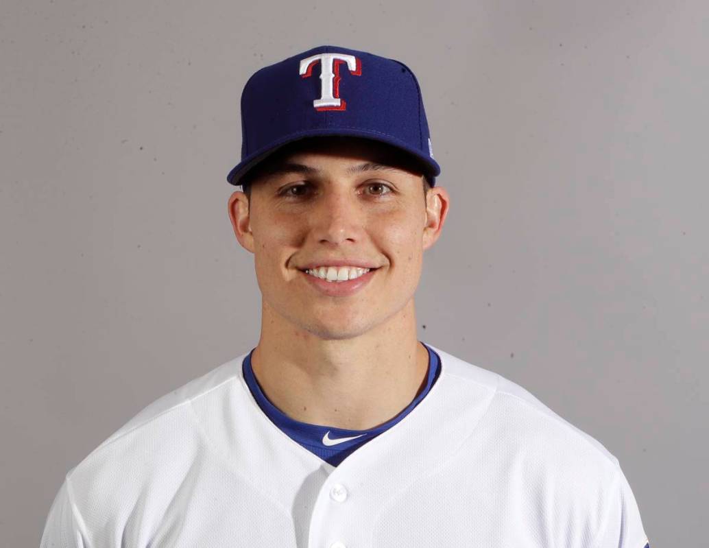 This is a 2018 photo of infielder Drew Robinson of the Texas Rangers baseball team. This image ...