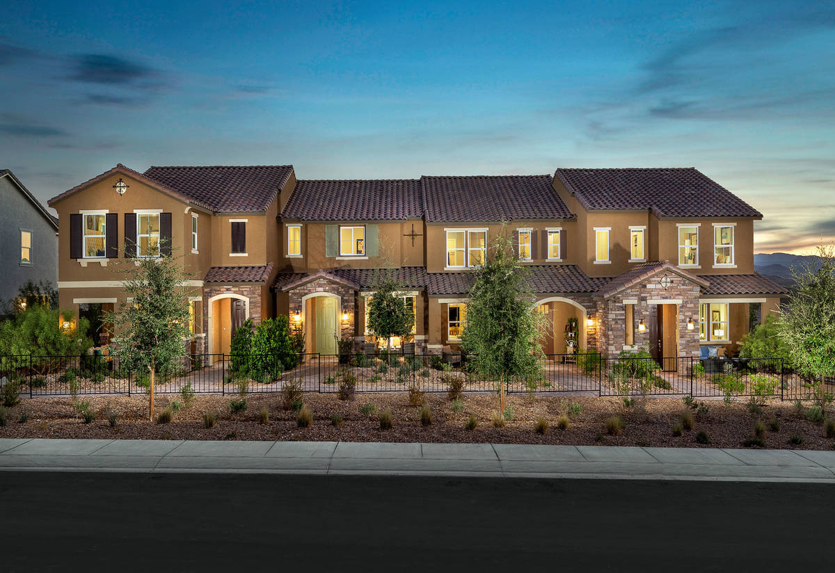 The Groves at Inspirada offers a town home community in Inspirada, a Henderson master-planned c ...