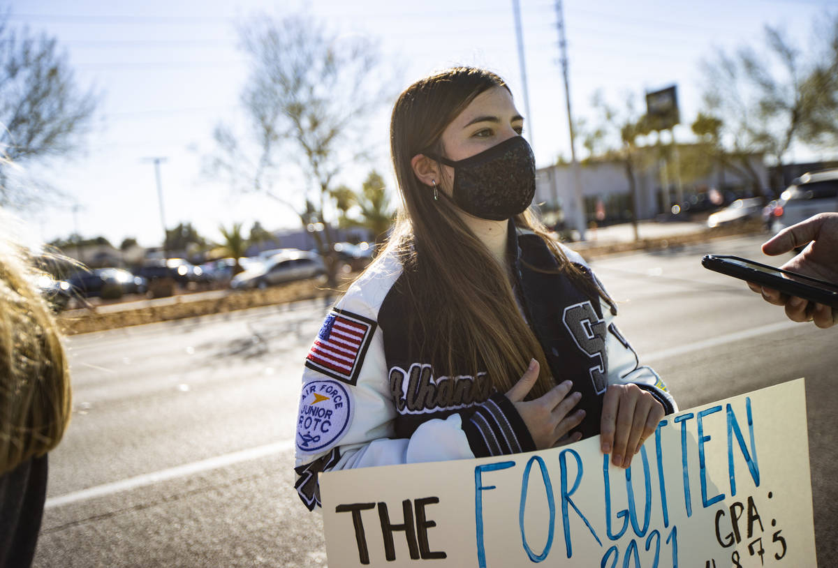 Shadow Ridge High School student athlete Alhana Bellotte talks about why she is participating i ...