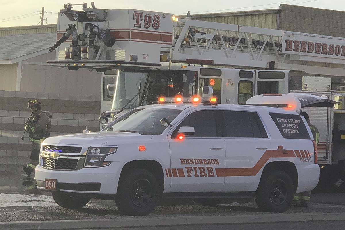 Henderson Fire Department (Las Vegas Review-Journal)