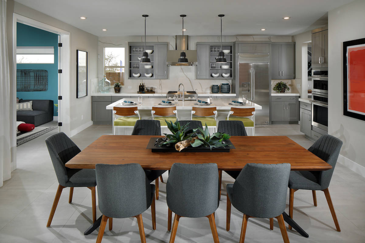 Terra Luna Ridge in Summerlin showcases Tri Pointe Homes' newest floor plans, which include thr ...