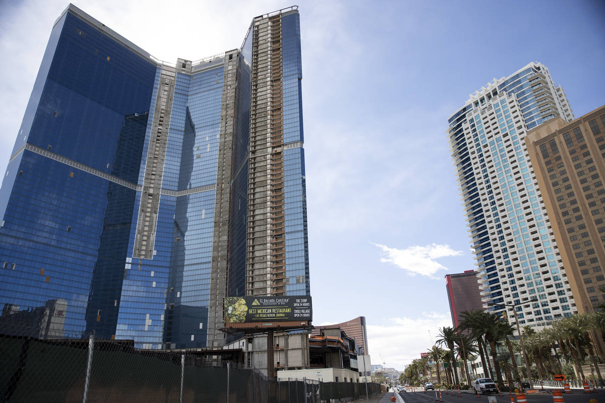 Drew Las Vegas Hotel in Las Vegas, on Wednesday, Feb. 17, 2021. (Erik Verduzco / Las Vegas Revi ...