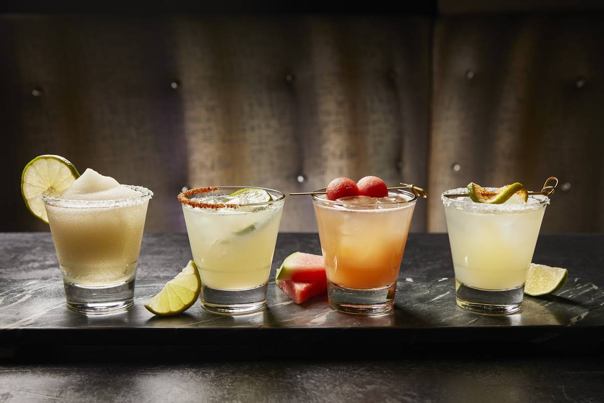 A flight of margaritas at Kona Grill. (Kona Grill)