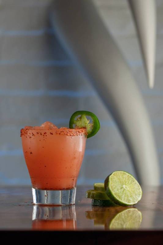 Spiced Watermelon Margarita at STK Steakhouse. (STK)