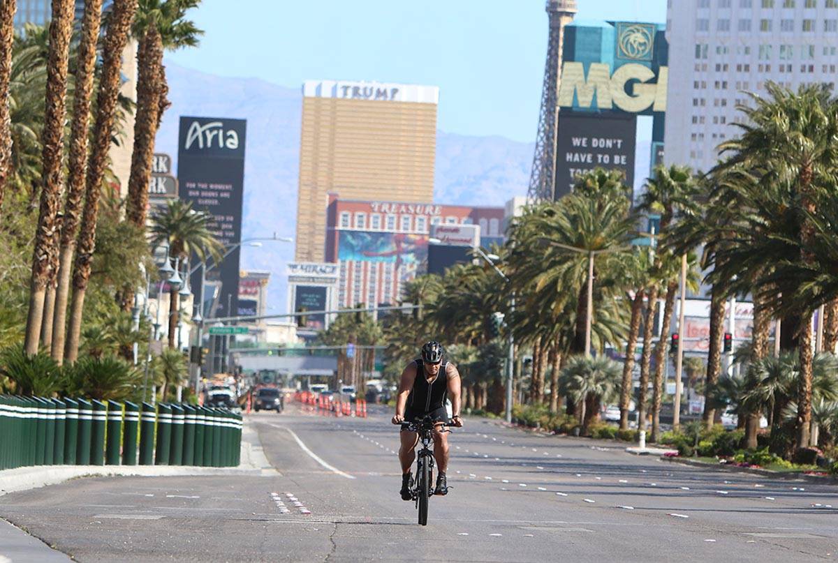 A high temperature of 67 is forecast for the Las Vegas Valley on Monday, Feb. 22, 2021, accordi ...