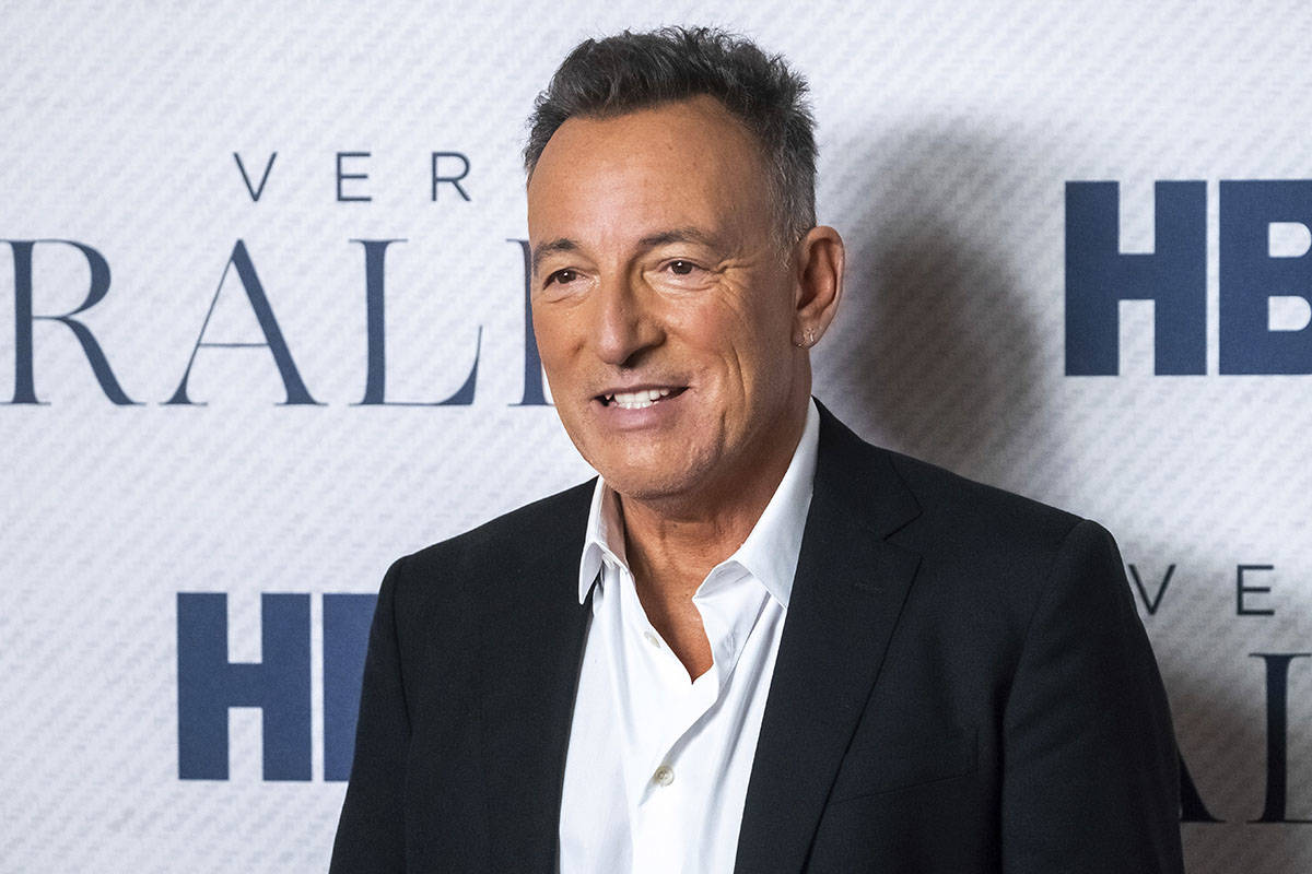 This Oct. 23, 2019 file photo shows Bruce Springsteen at the world premiere of HBO Documentary ...
