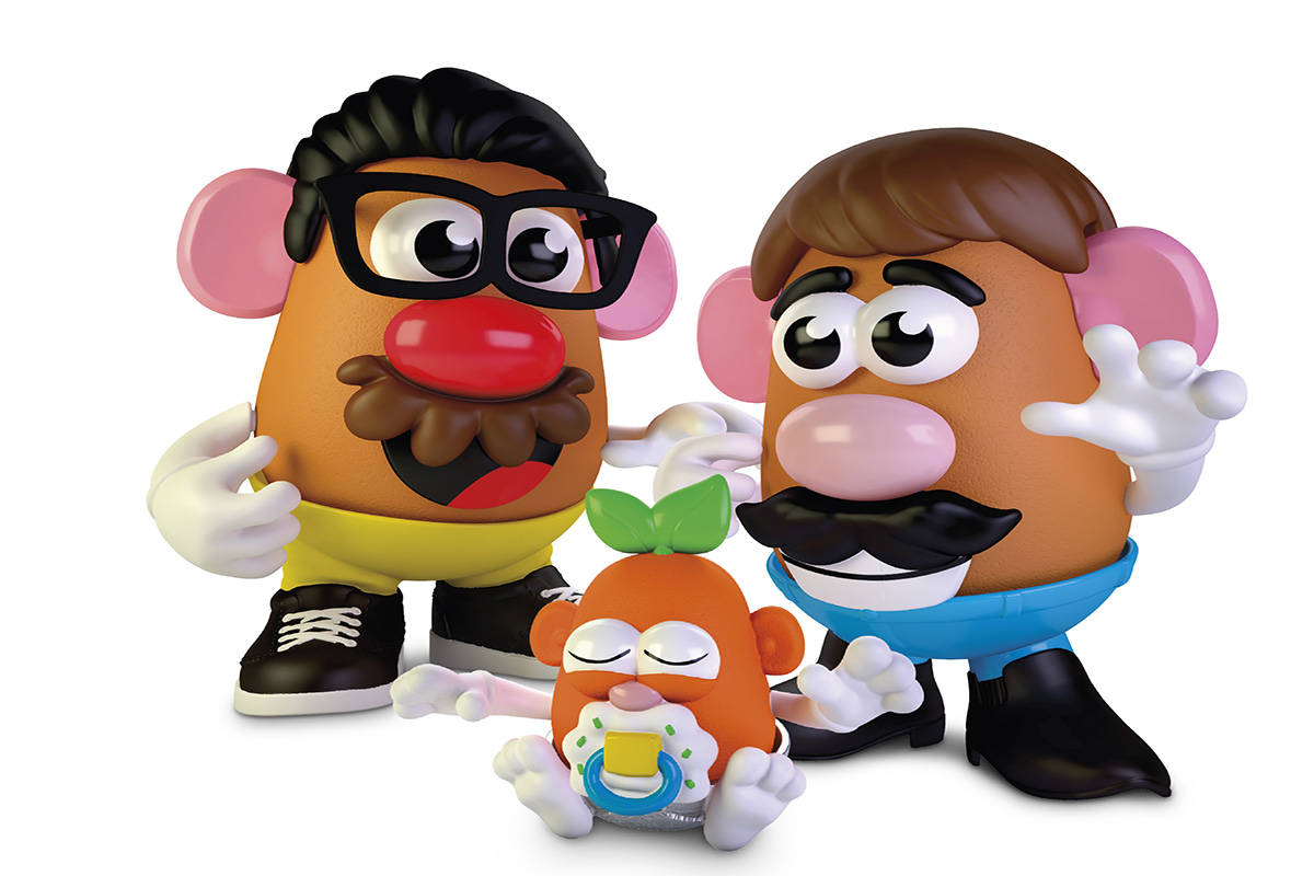 The new Potato Head world. (Hasbro via AP)