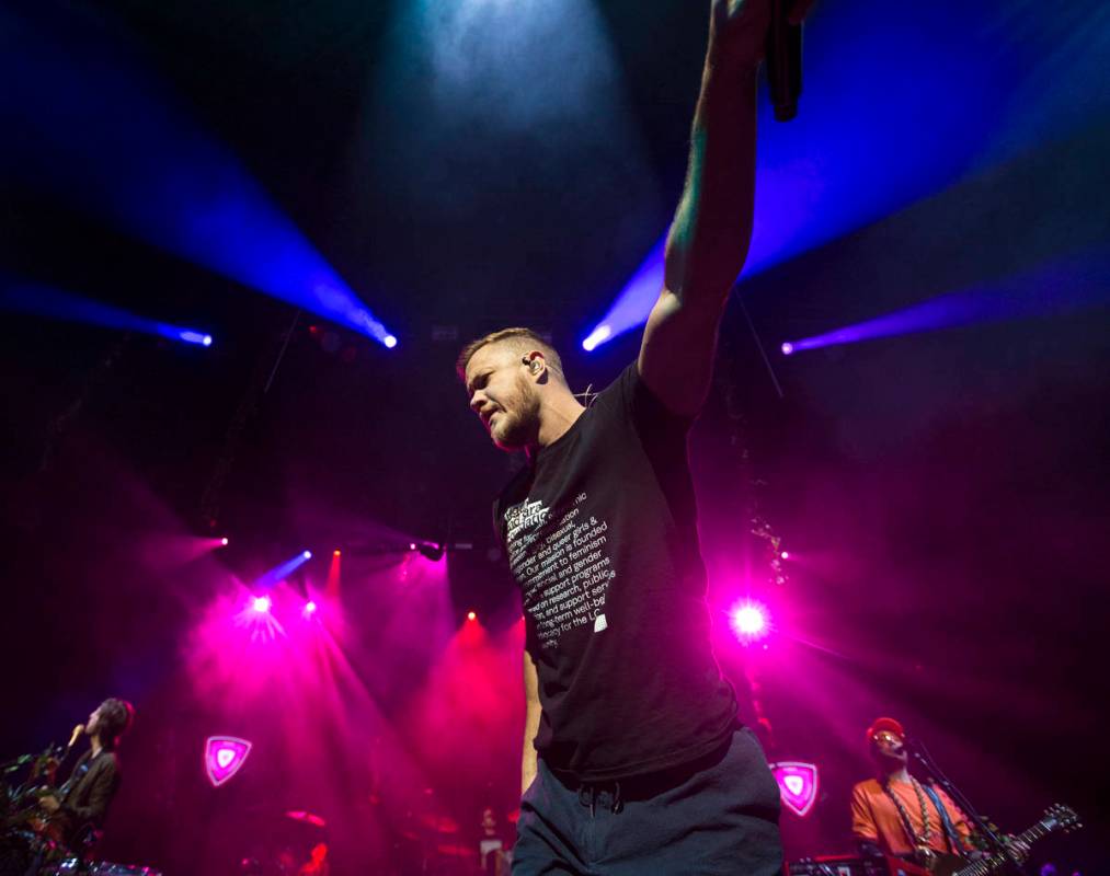 Dan Reynolds has been an advocate of the LGBTQ+ community for years. (Review-Journal file photo)