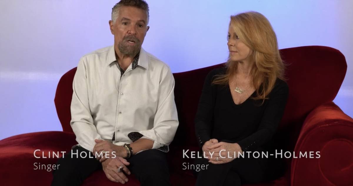 Vegas headliners Clint Holmes and Kelly Clinton-Holmes are shown in the developing documentary ...