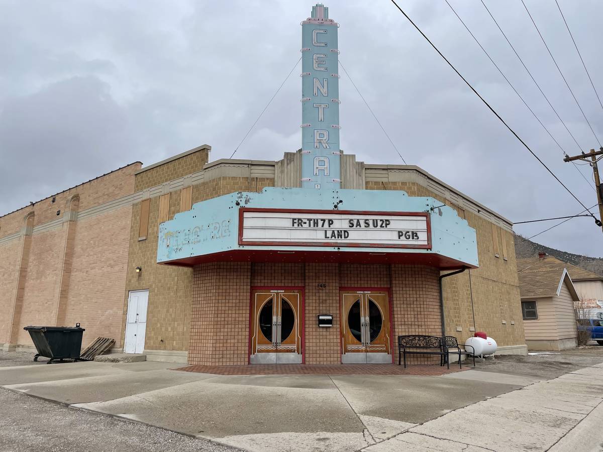 The Ely Central Theatre is shown on Wednesday, March 10, 2021. (Anne Kellogg)
