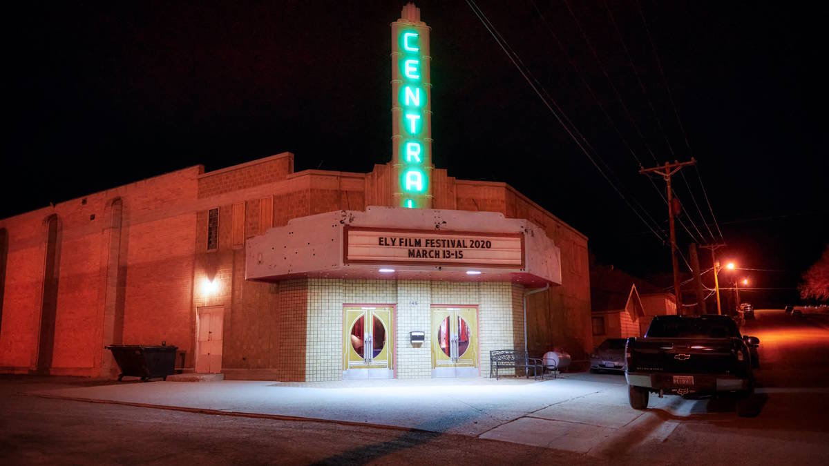The Ely Central Theatre is shown during the Ely Film Festival, which ran March 13-15, 2020. (An ...