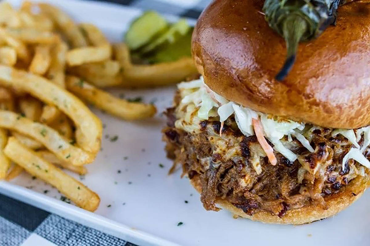 Barbecued pulled-pork sandwich at Stoney's Rockin' Country. (Stoney's)