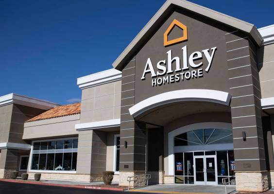 Ashley furniture store at 9200 W. Sahara Ave., photographed on Wednesday, Jan. 20, 2021, in Las ...