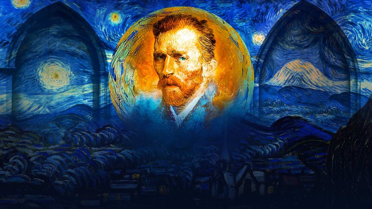 A promotional image for "Van Gogh: The Immersive Experience" opening April 6 at Area15. (Exhibi ...