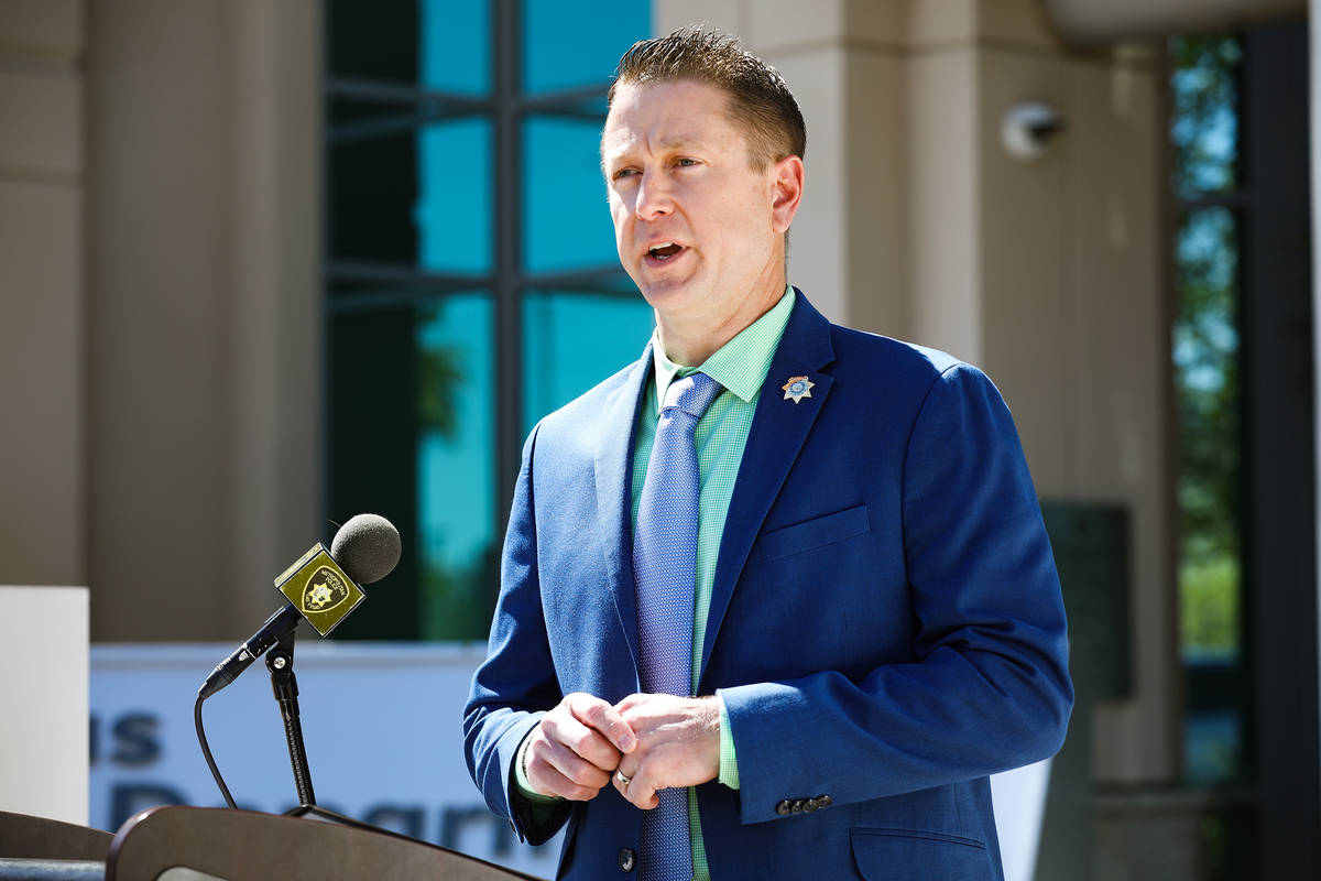 Sex Crimes Lieutenant Richard Meyers addresses the media about a suspect arrested for a March 8 ...