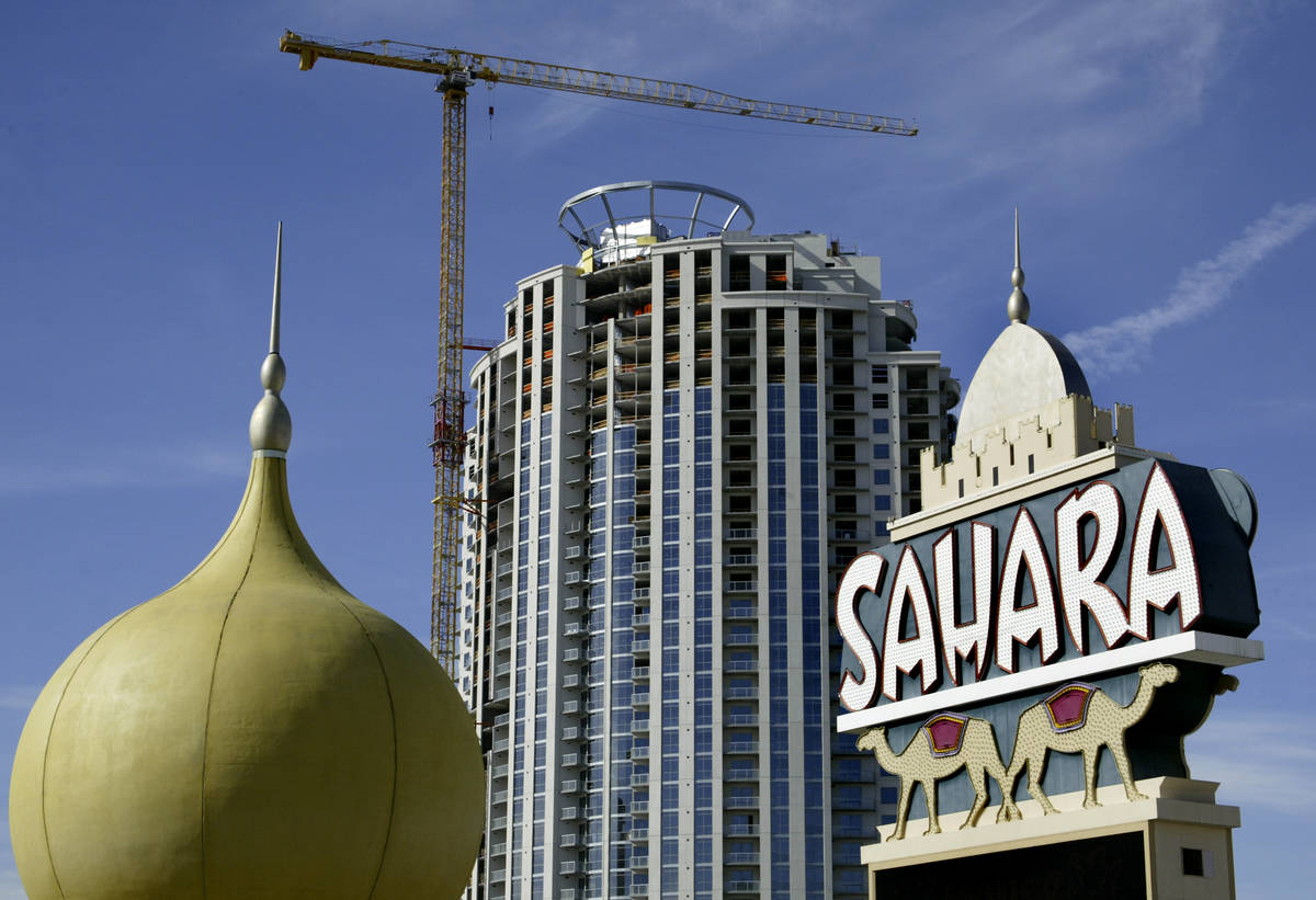 The Sahara hotel and casino is seen Monday, March 5, 2007. (Las Vegas Review-Journal)