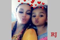 Karissa Armstrong, left, is seen with her 5-year-old daughter Maleyah Robinson, who is on life ...