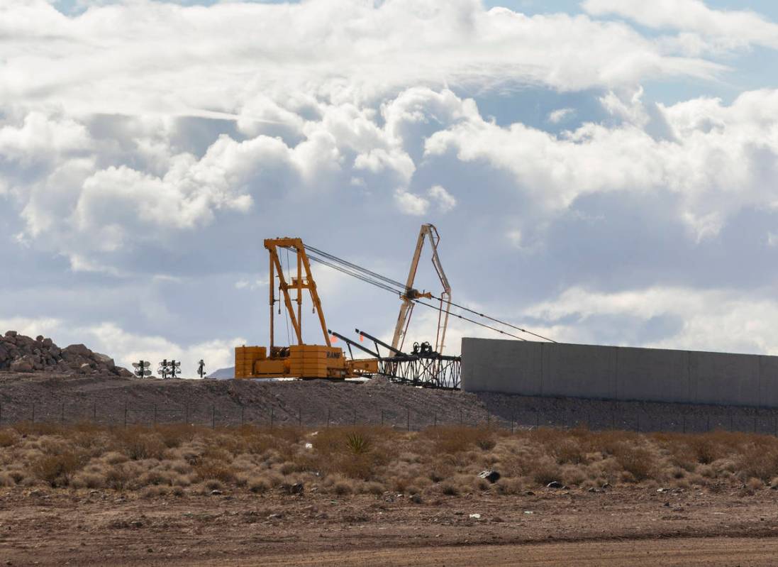 The construction project for the Haas Automation on South Larson Lane, on Tuesday, March 23, 2 ...