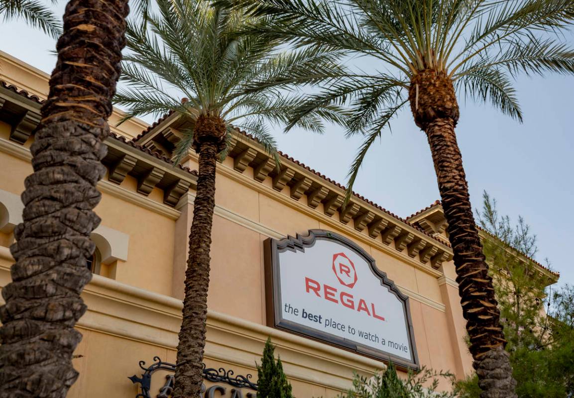 Regal Cinema 10 at Green Valley Ranch in Henderson on Sunday. (Las Vegas Review Journal, file)